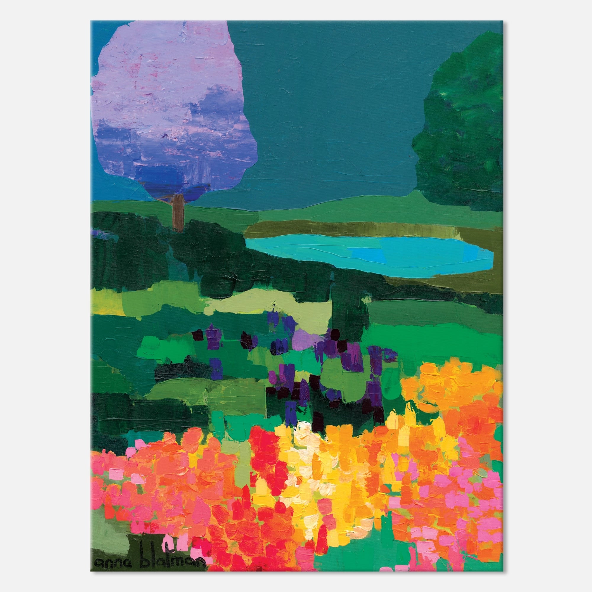 Jacaranda Park - Gallery Wrapped Canvas