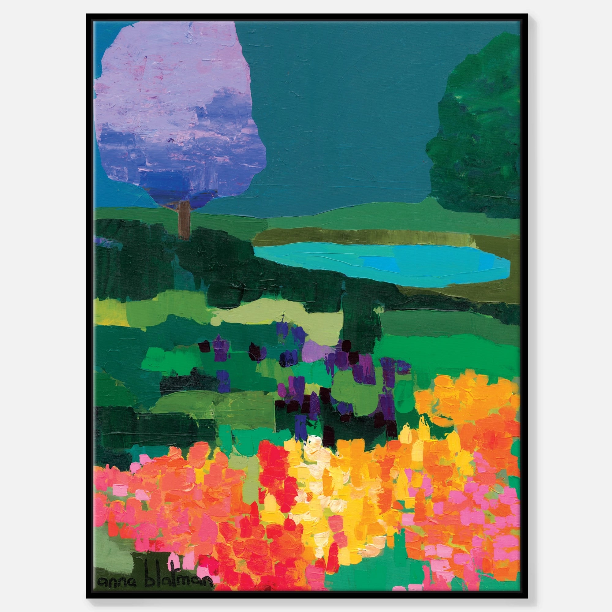 Jacaranda Park - Gallery Wrapped Canvas