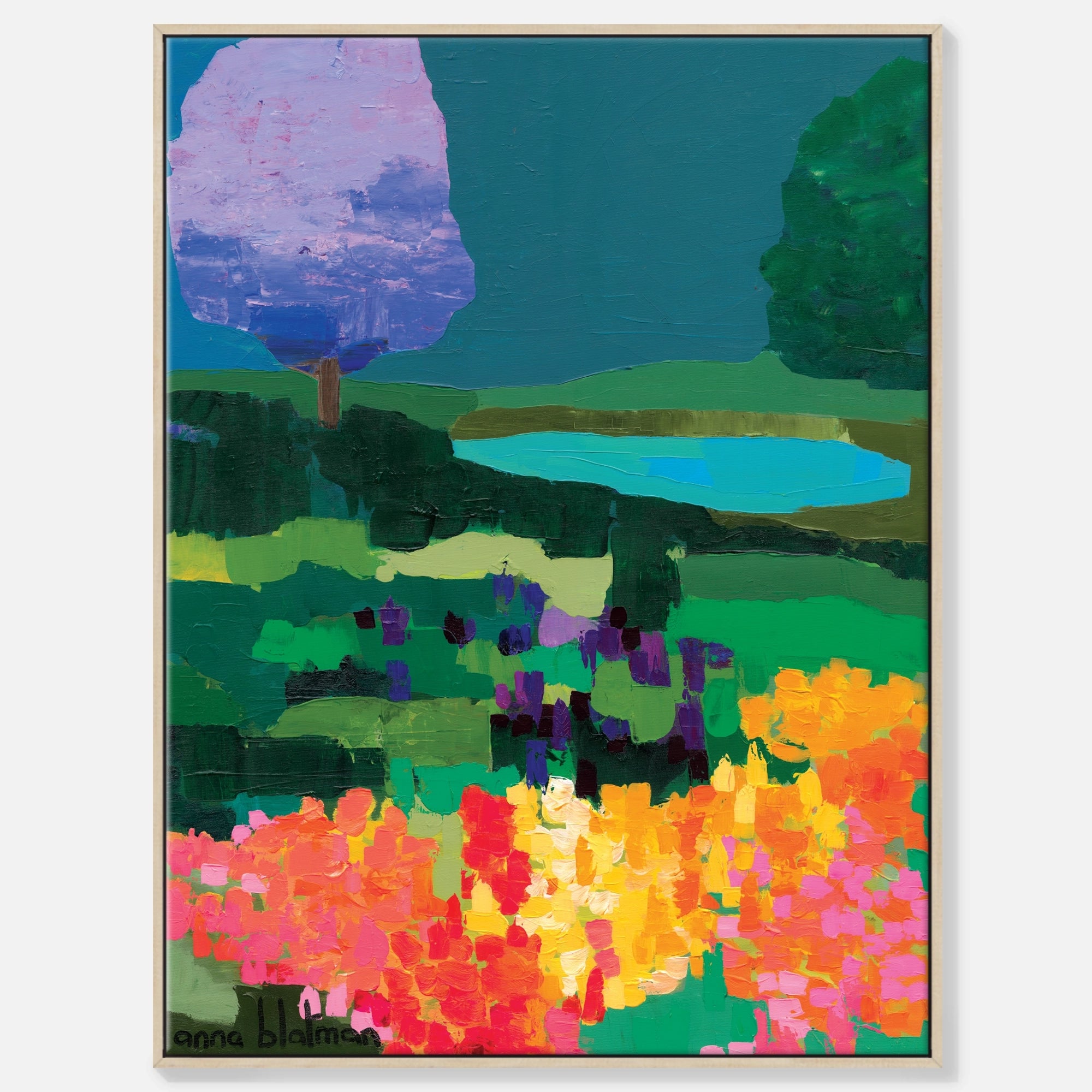 Jacaranda Park - Gallery Wrapped Canvas