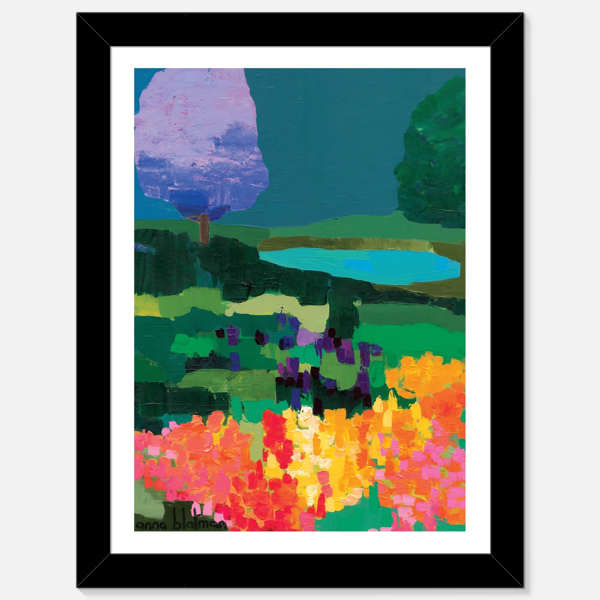 Jacaranda Park - Art Print