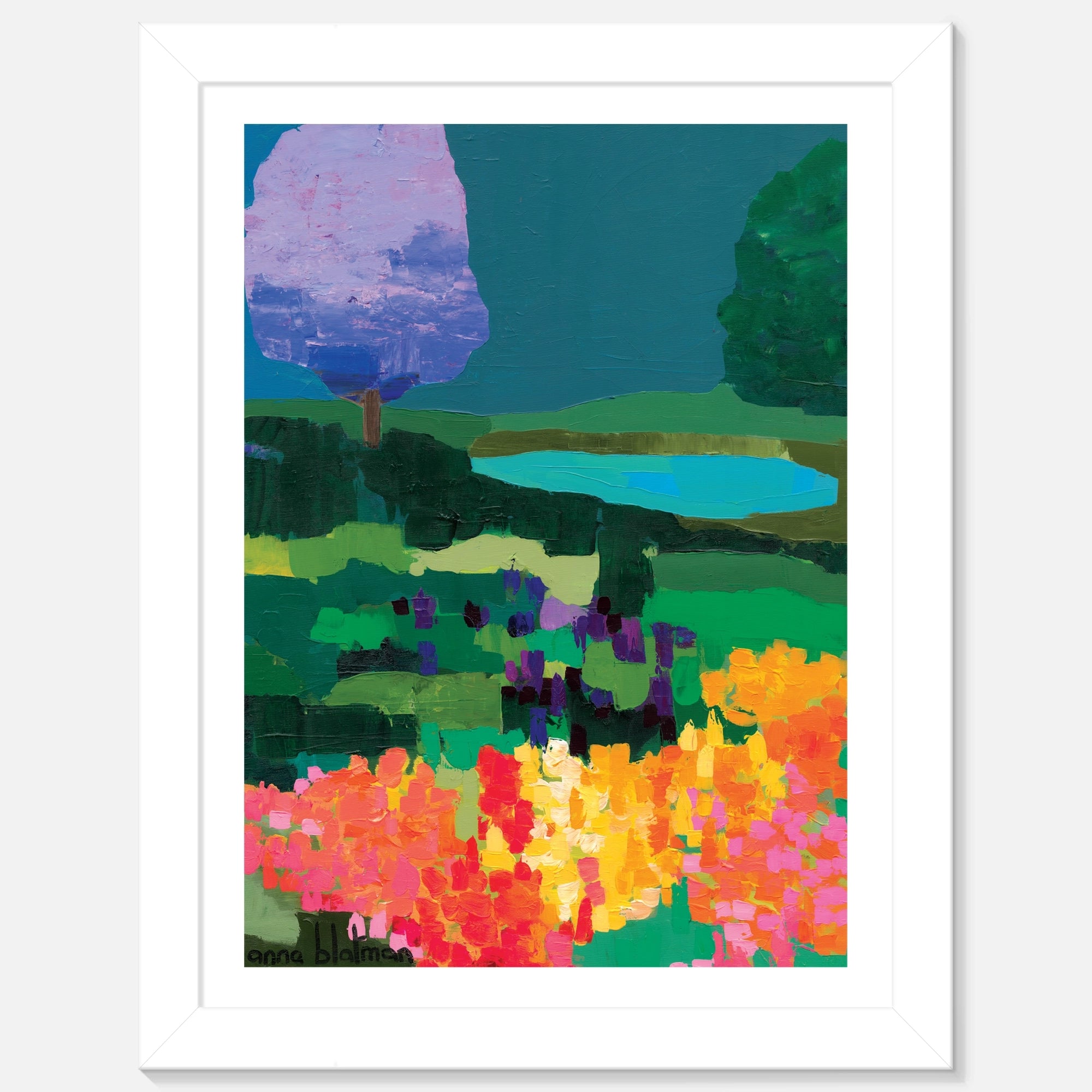 Jacaranda Park - Art Print