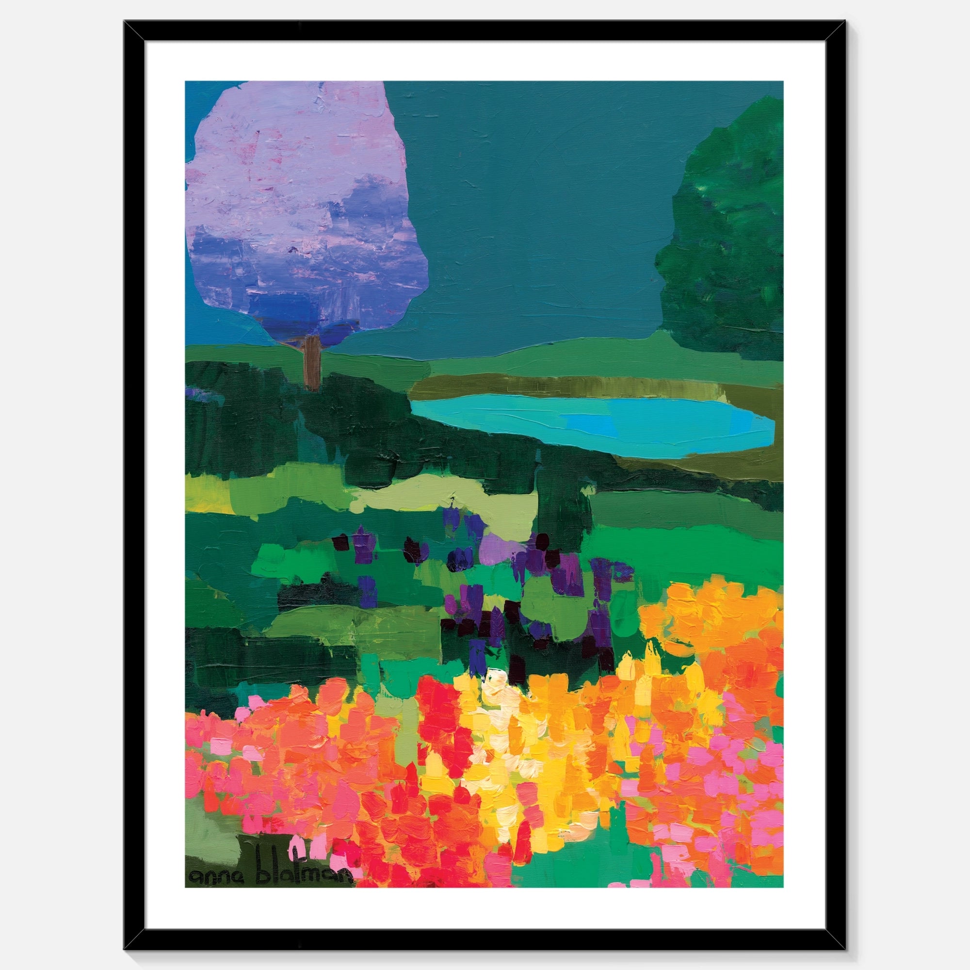 Jacaranda Park - Art Print