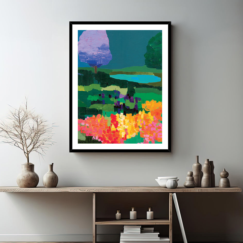 Jacaranda Park - Art Print