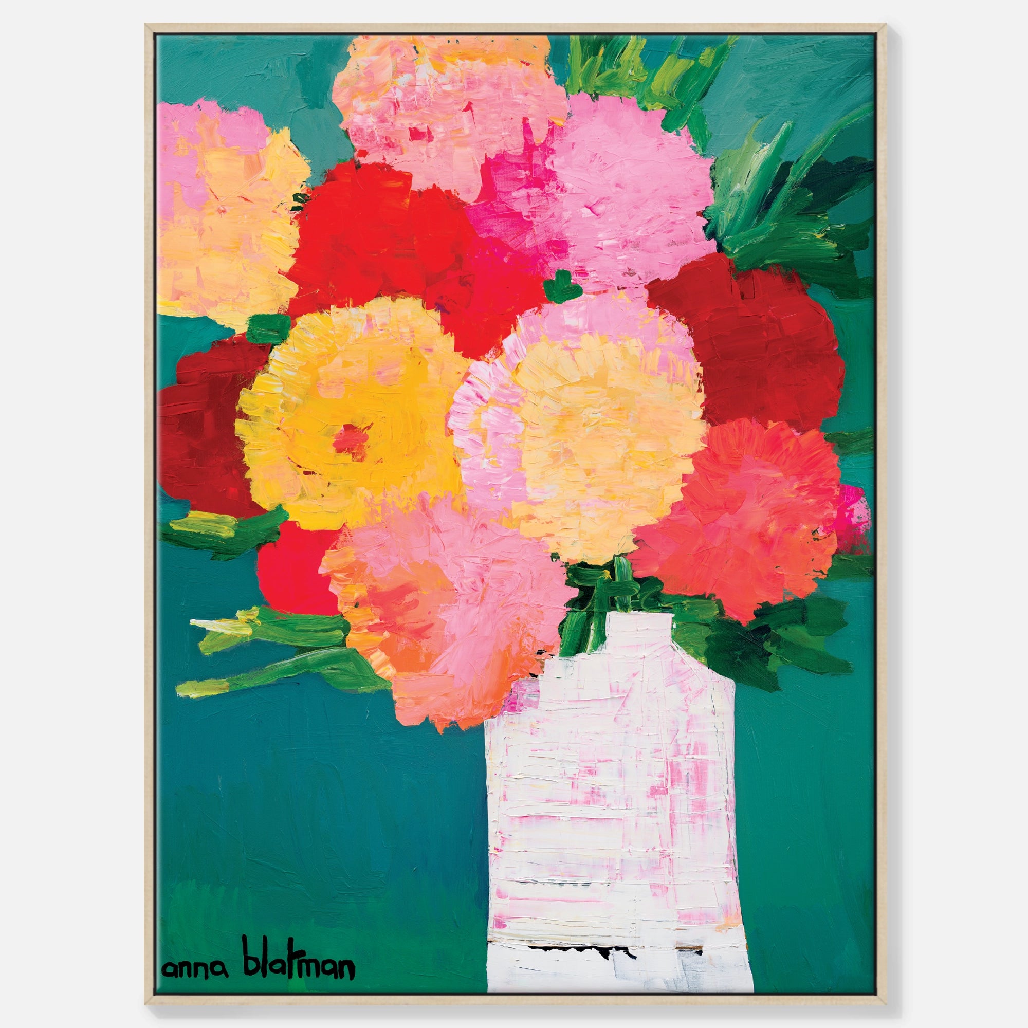 Thursday Flowers - Gallery Wrapped Canvas