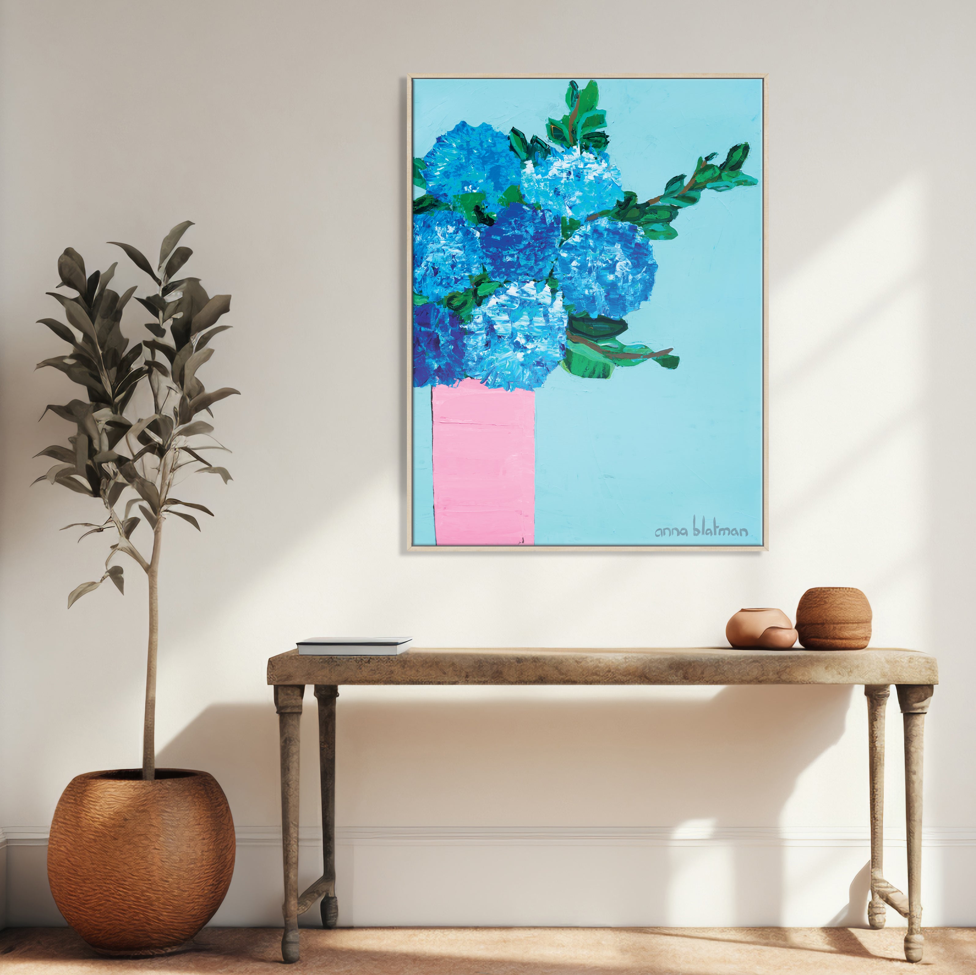 Hydrangeas - Gallery Wrapped Canvas