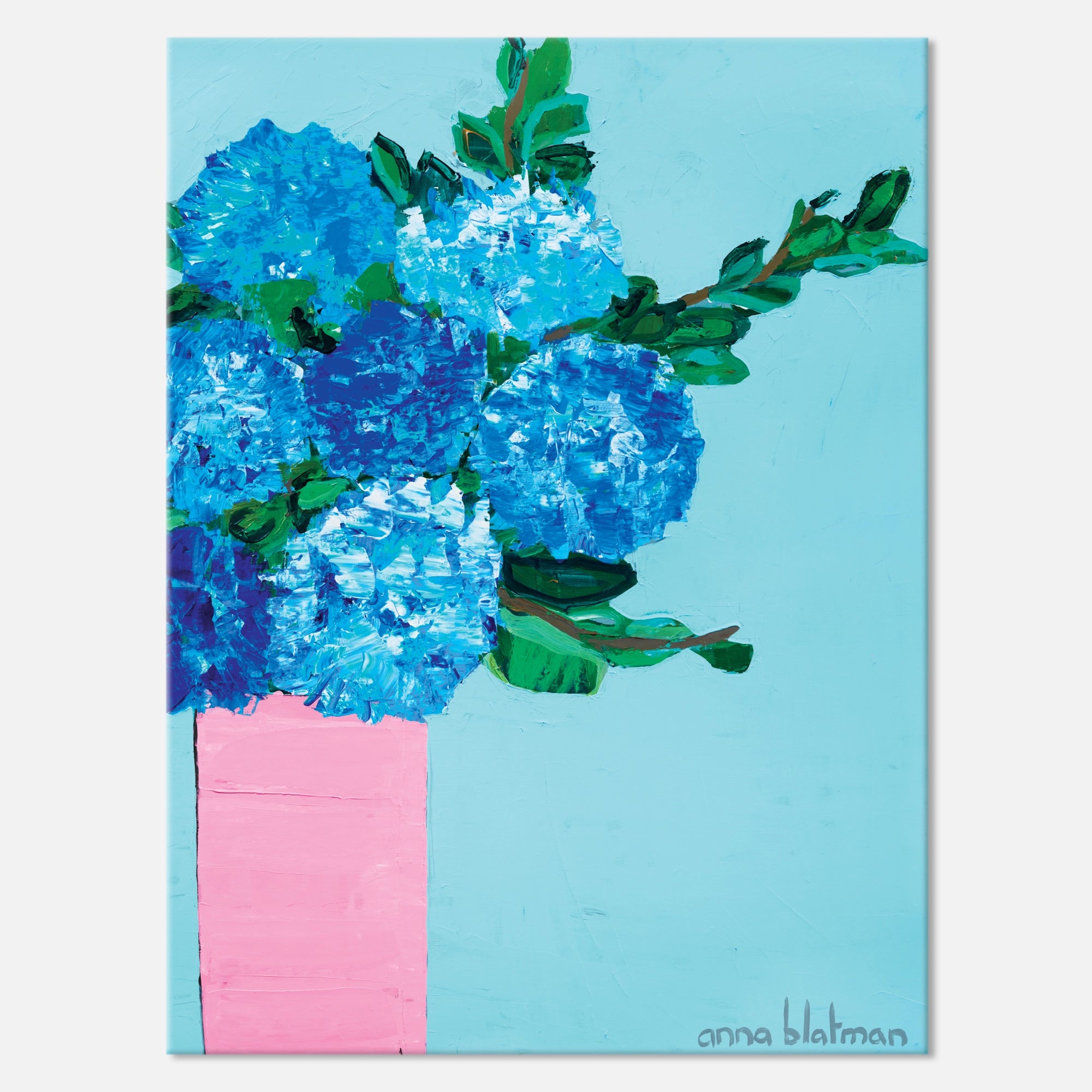 Hydrangeas - Gallery Wrapped Canvas