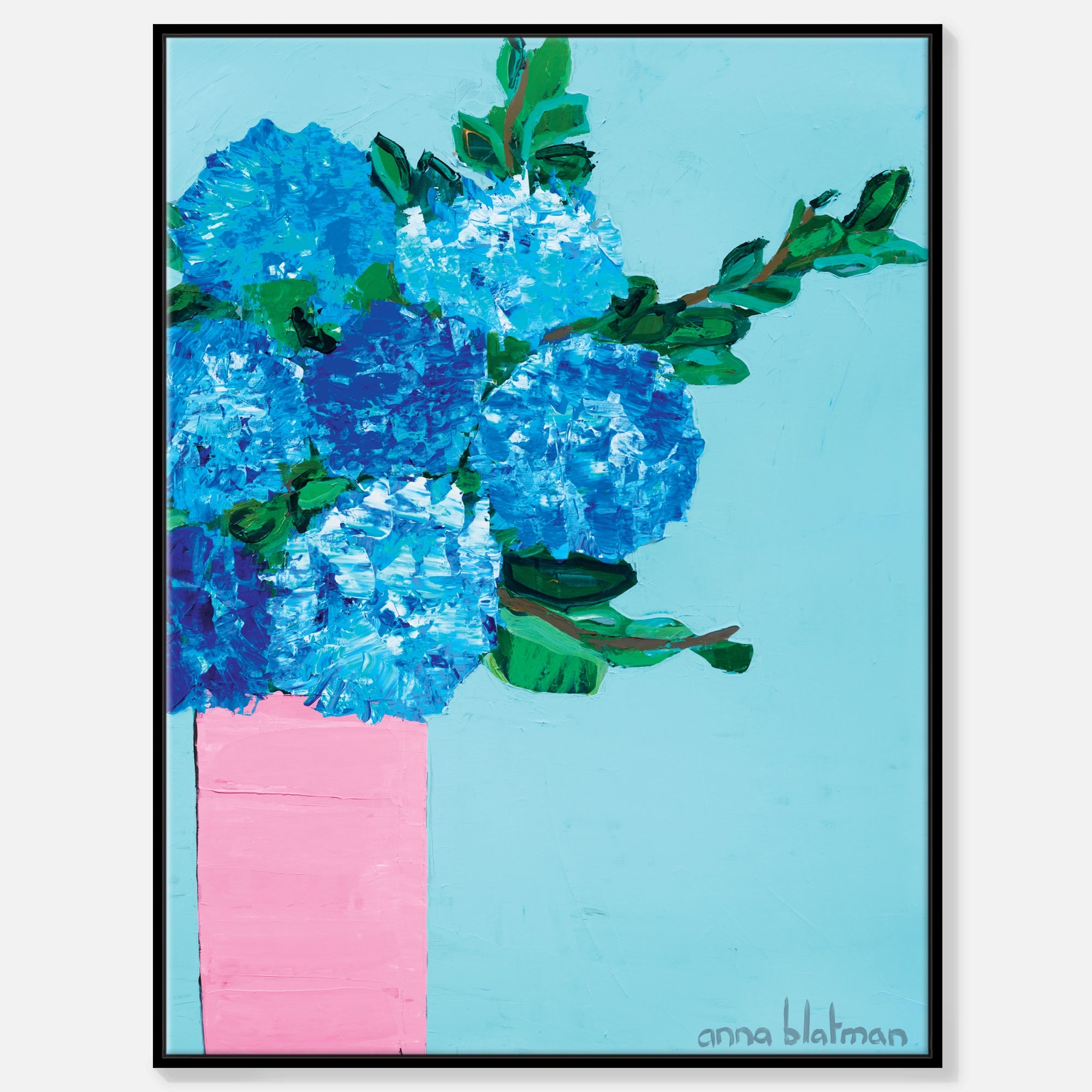 Hydrangeas - Gallery Wrapped Canvas