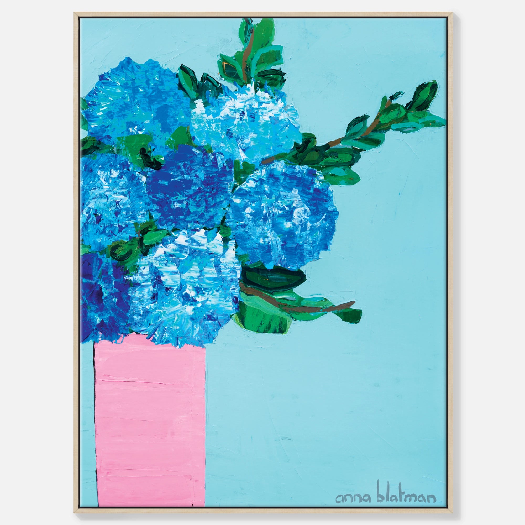 Hydrangeas - Gallery Wrapped Canvas