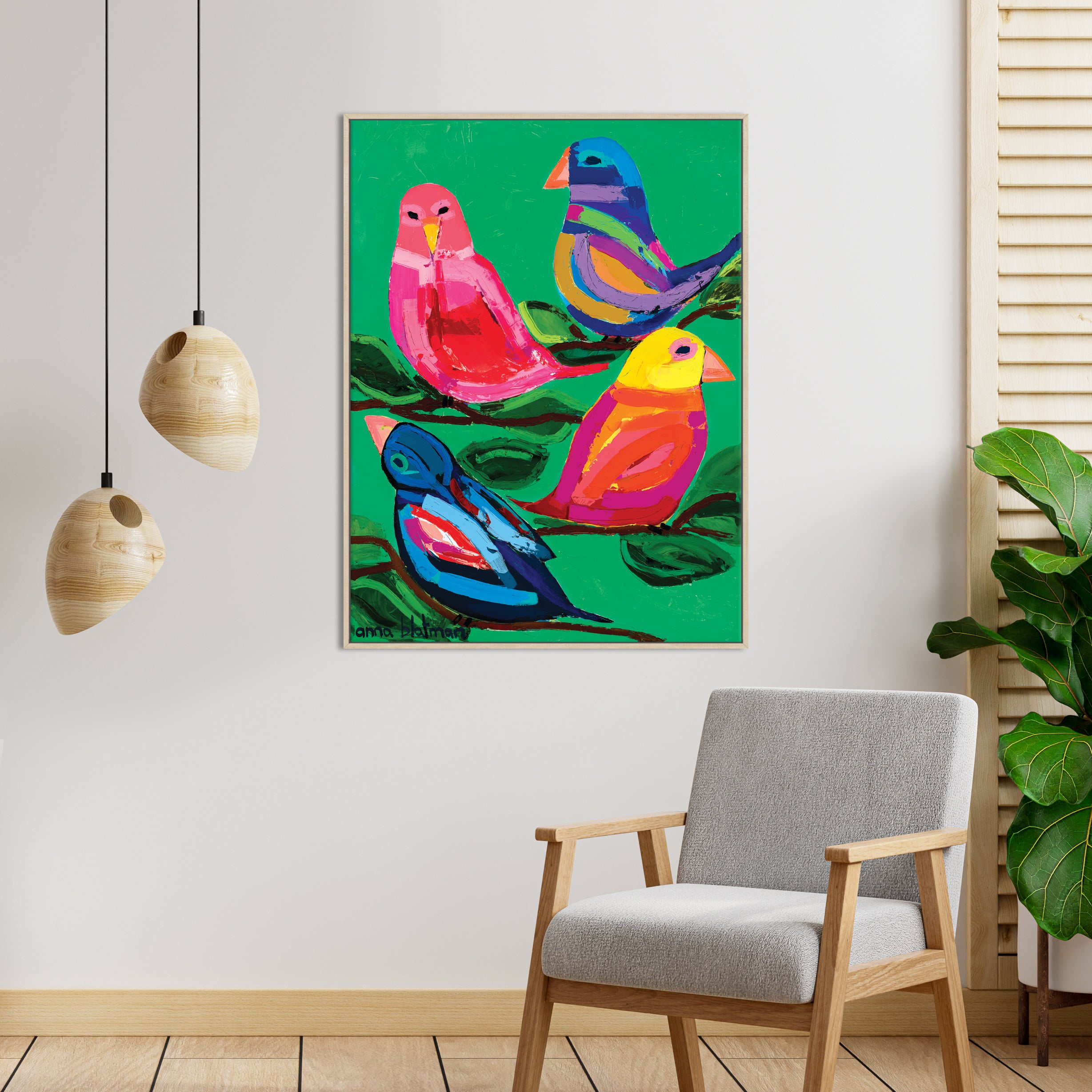 Meet the Flockers - Gallery Wrapped Canvas