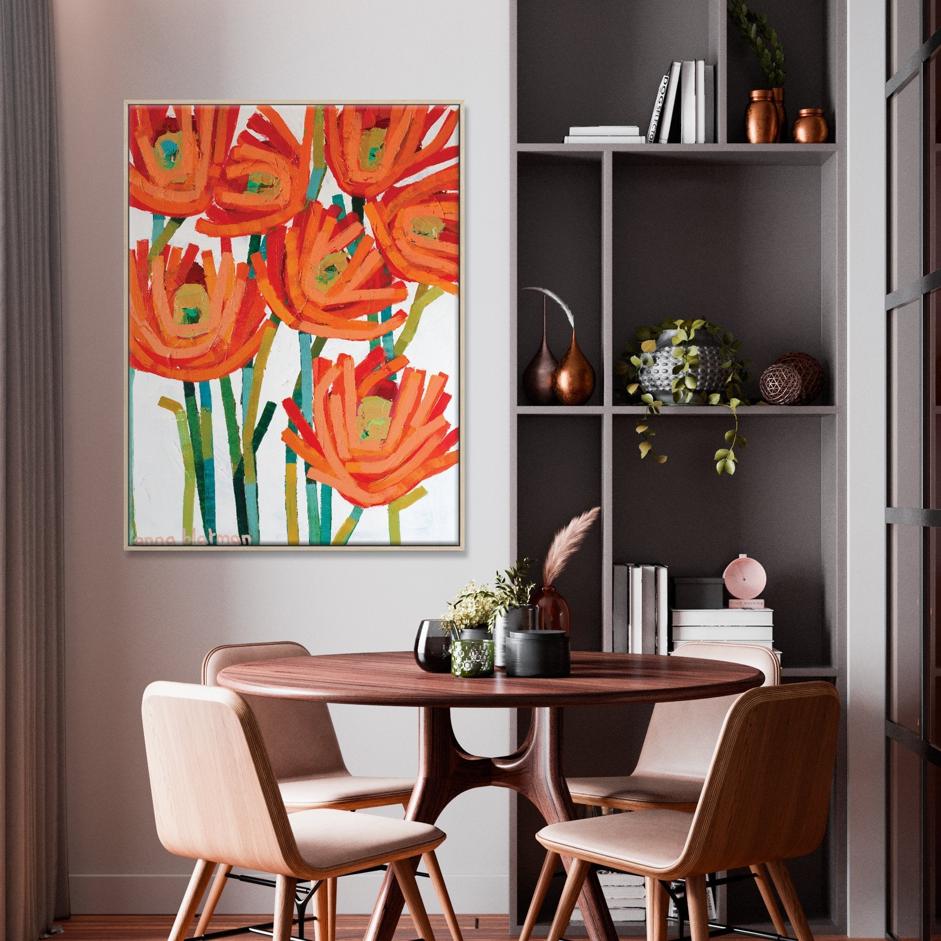 Orange Buds - Gallery Wrapped Canvas