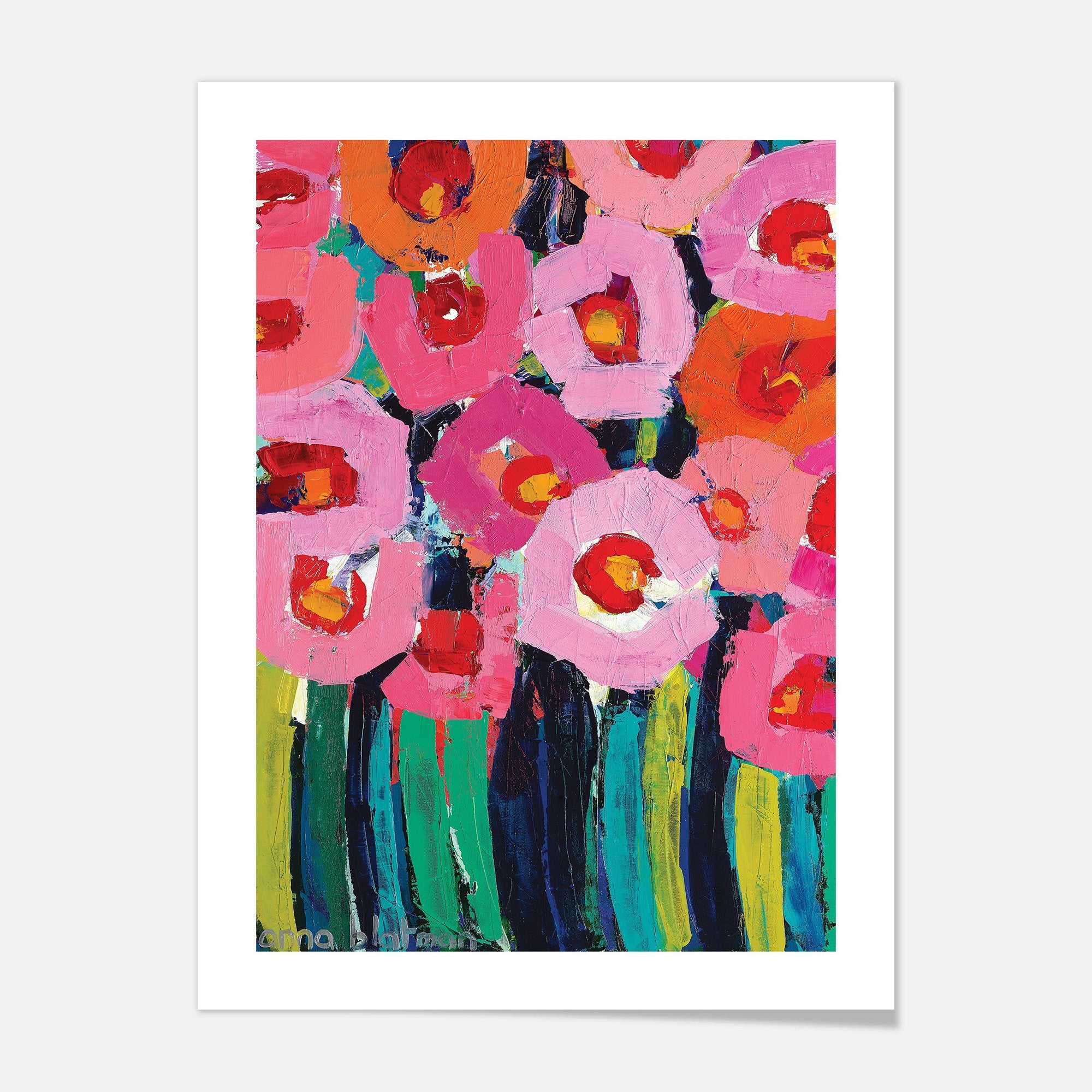 Pink Poppies - Art Print
