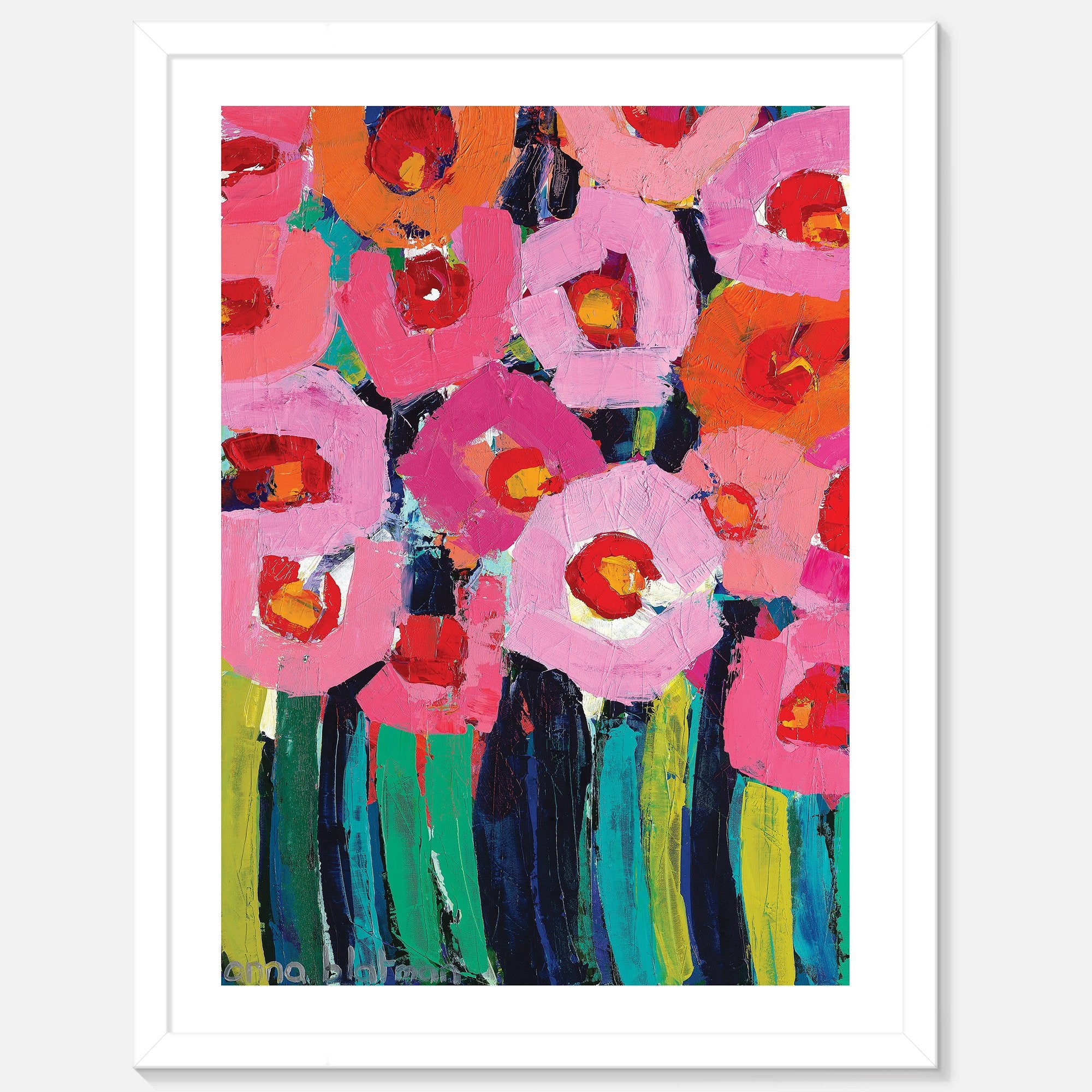 Pink Poppies - Art Print