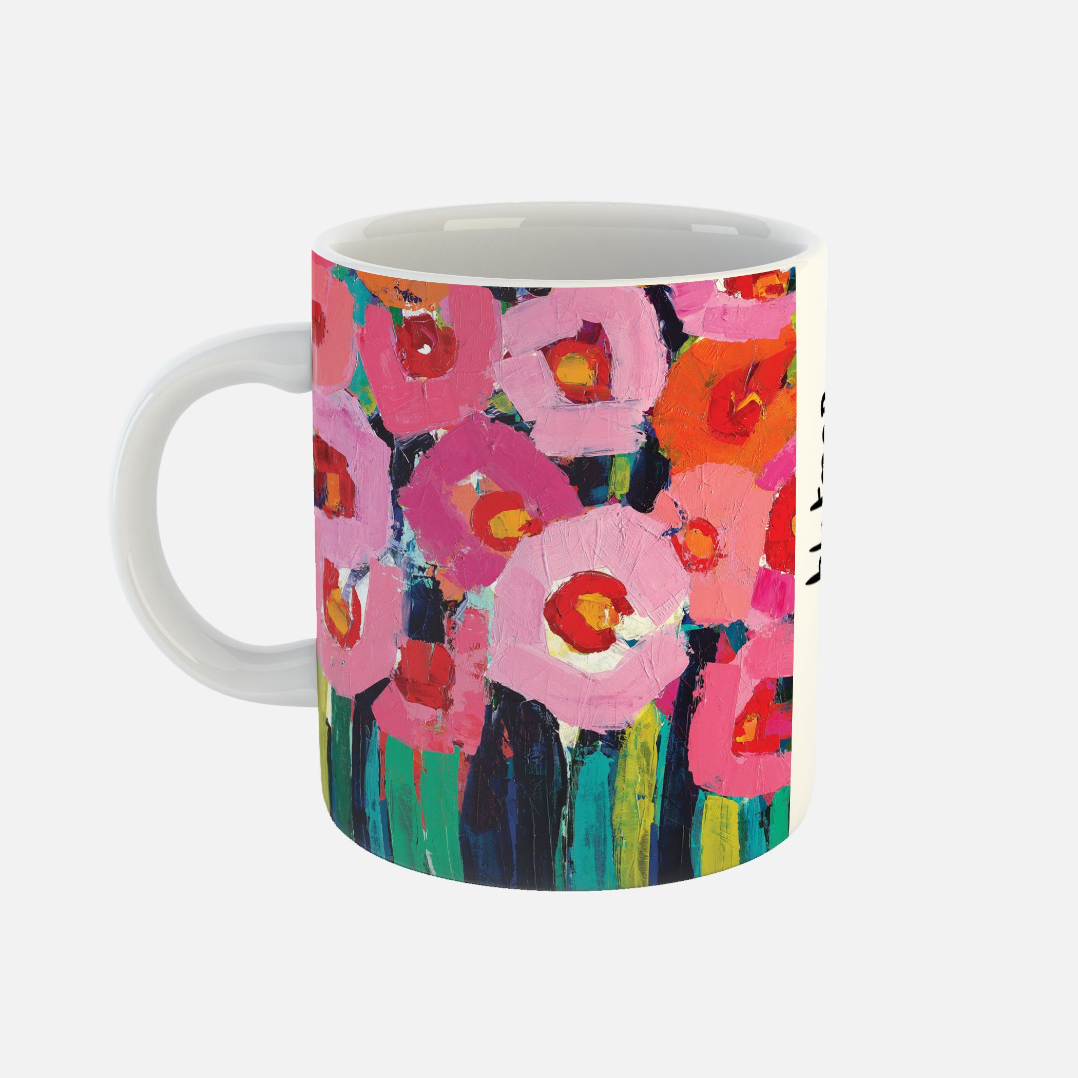 Pink Poppies - Ceramic Mug