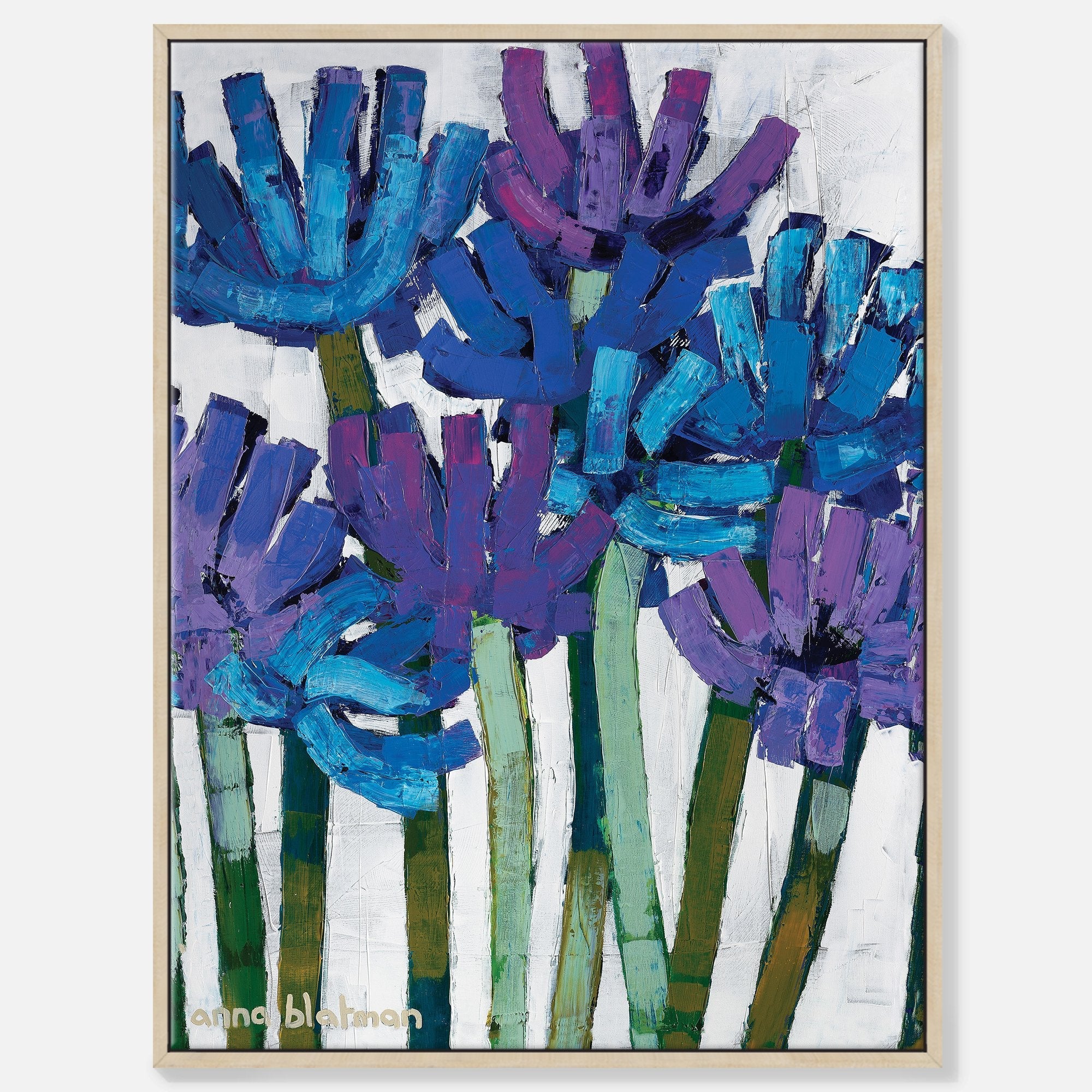 Agapanthas - Gallery Wrapped Canvas