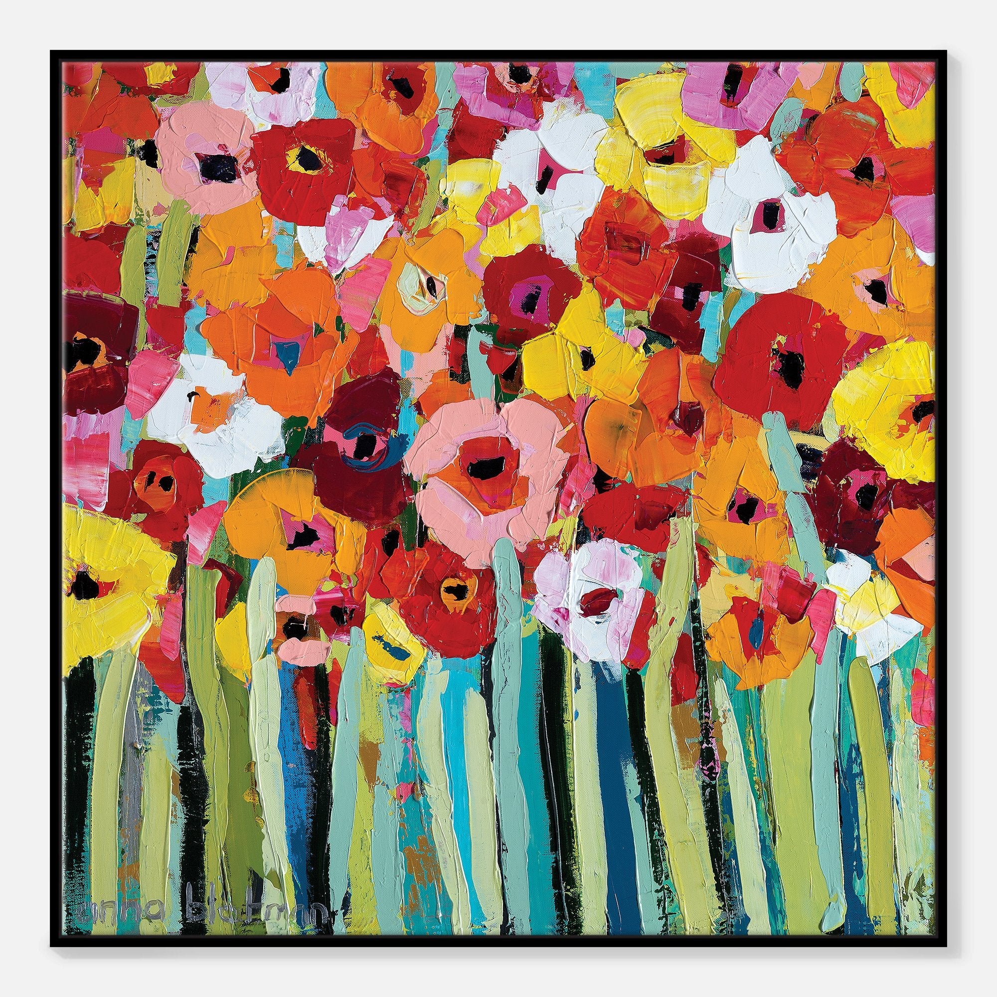 Julie's Blooms - Gallery Wrapped Canvas
