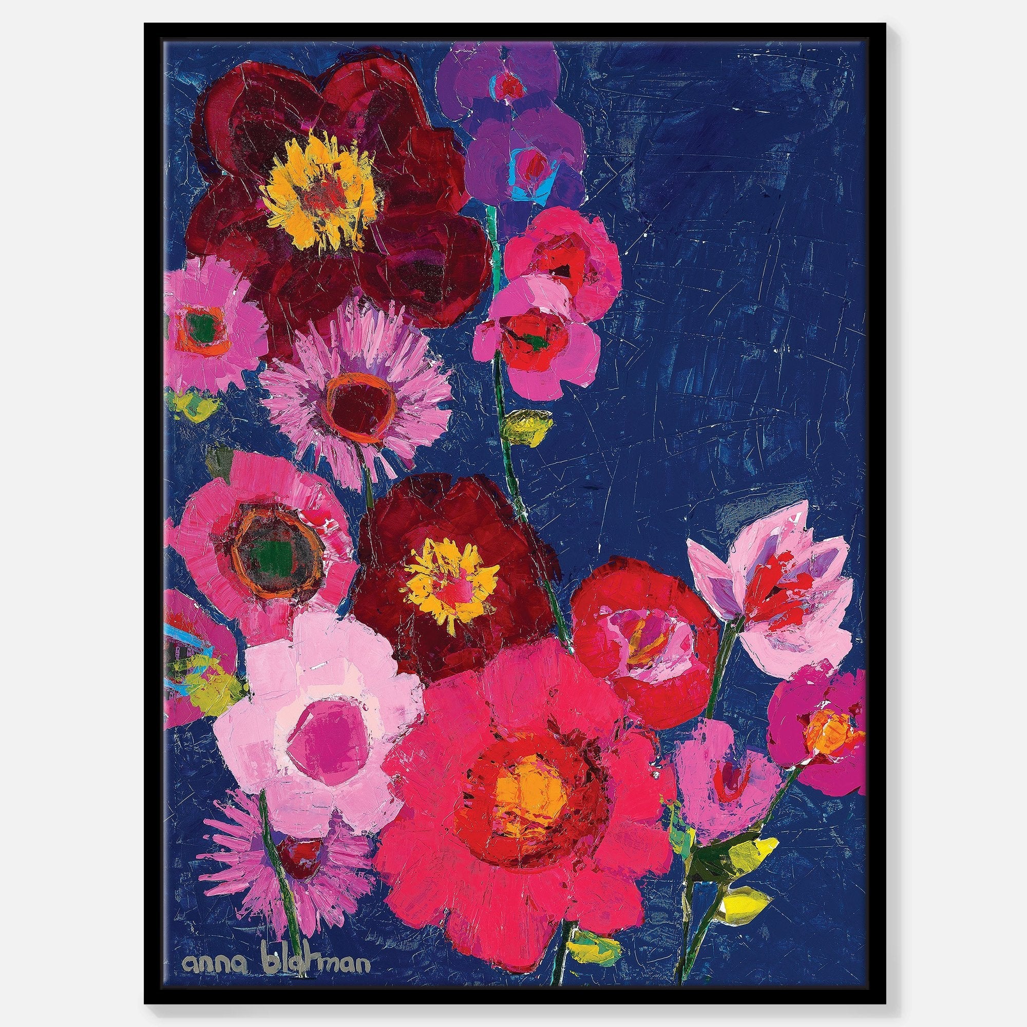 Pink Fleurs - Gallery Wrapped Canvas