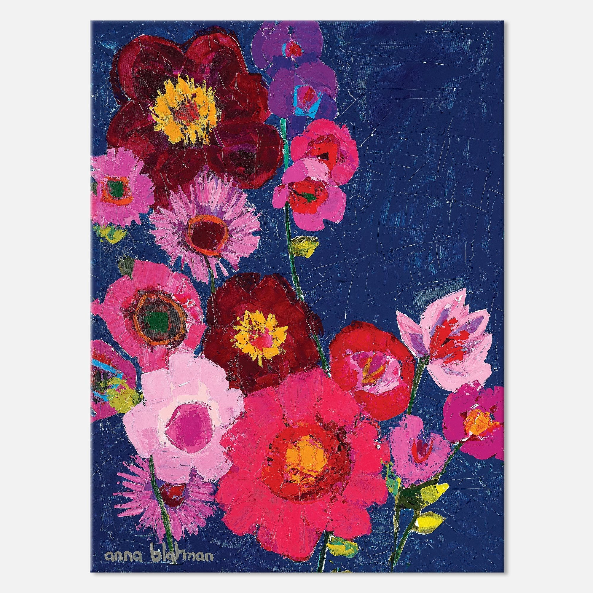 Pink Fleurs - Gallery Wrapped Canvas
