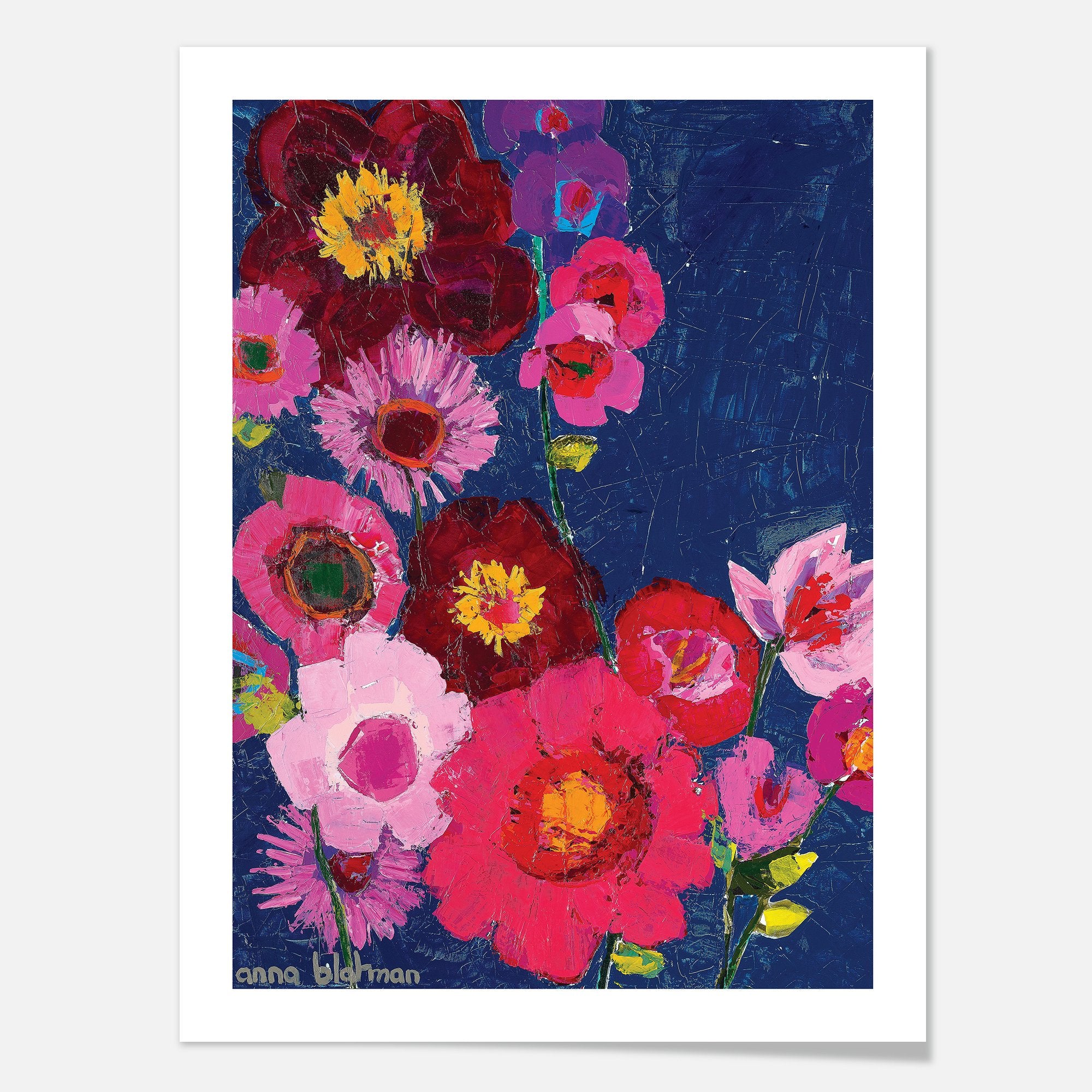 Pink Fleurs - Art Print