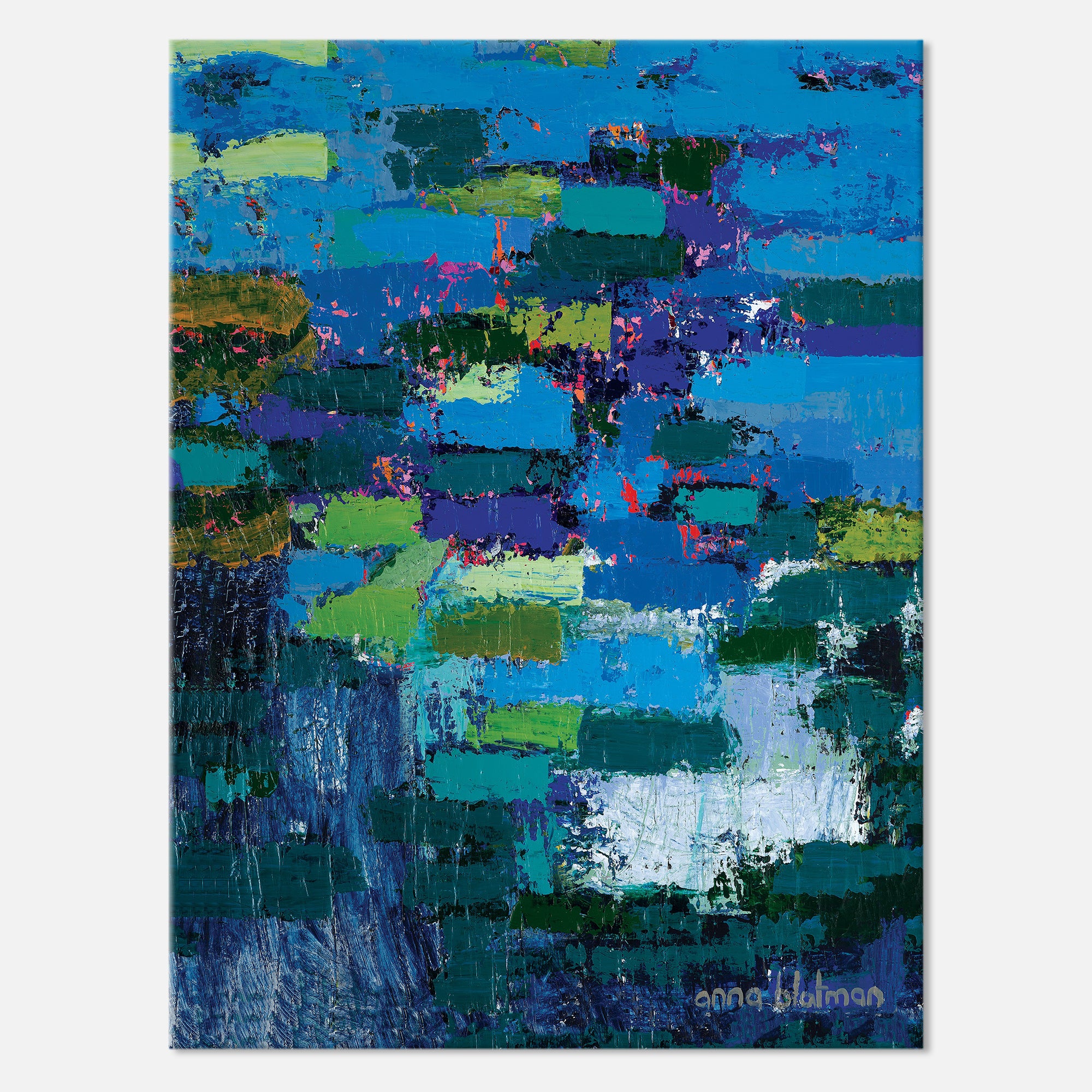 Water Lillies - Gallery Wrapped Canvas