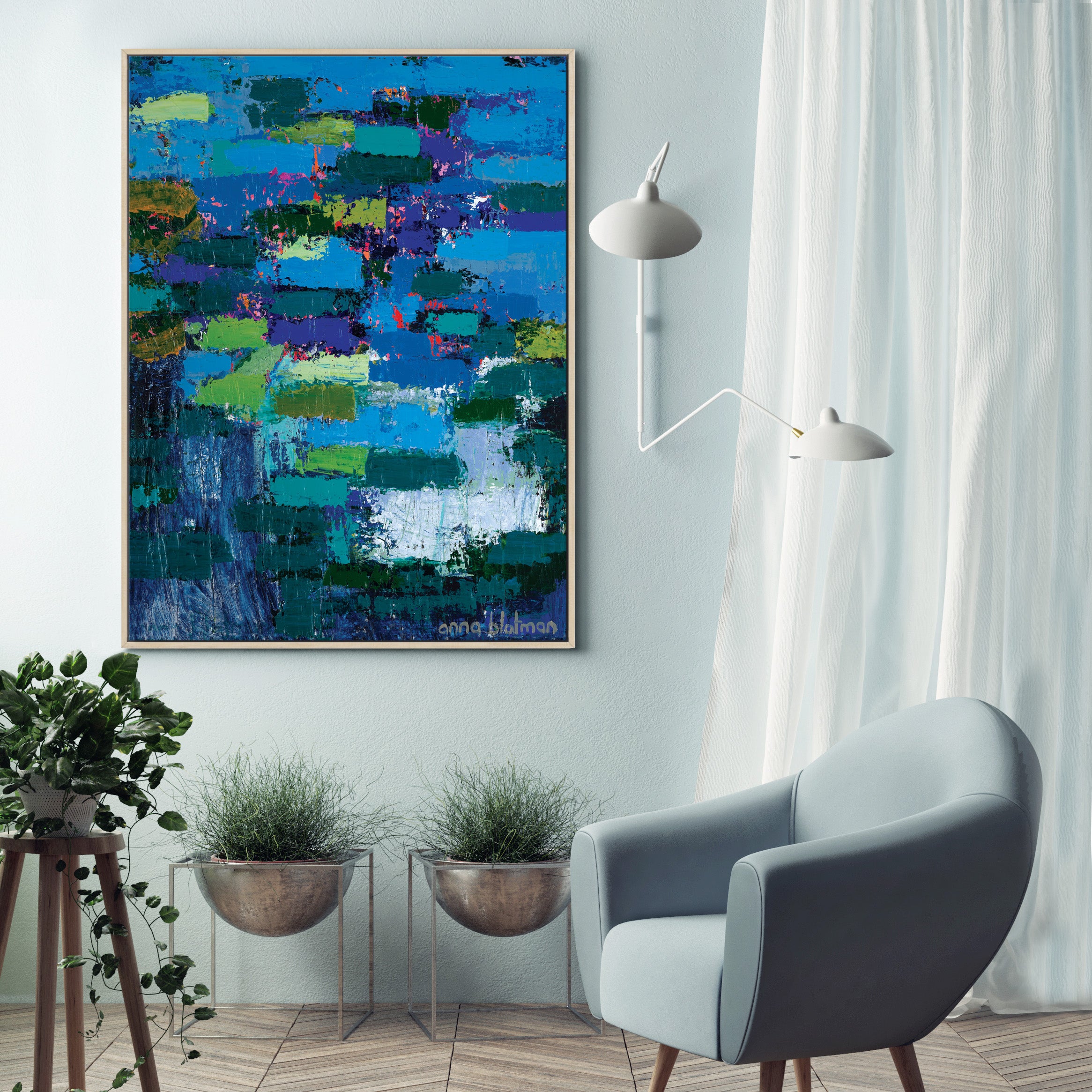 Water Lillies - Gallery Wrapped Canvas