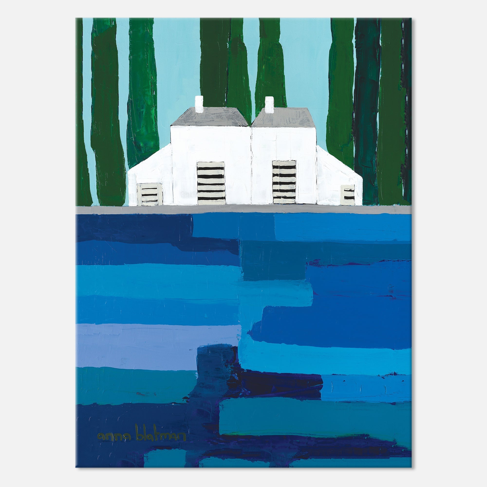 Lake House - Gallery Wrapped Canvas