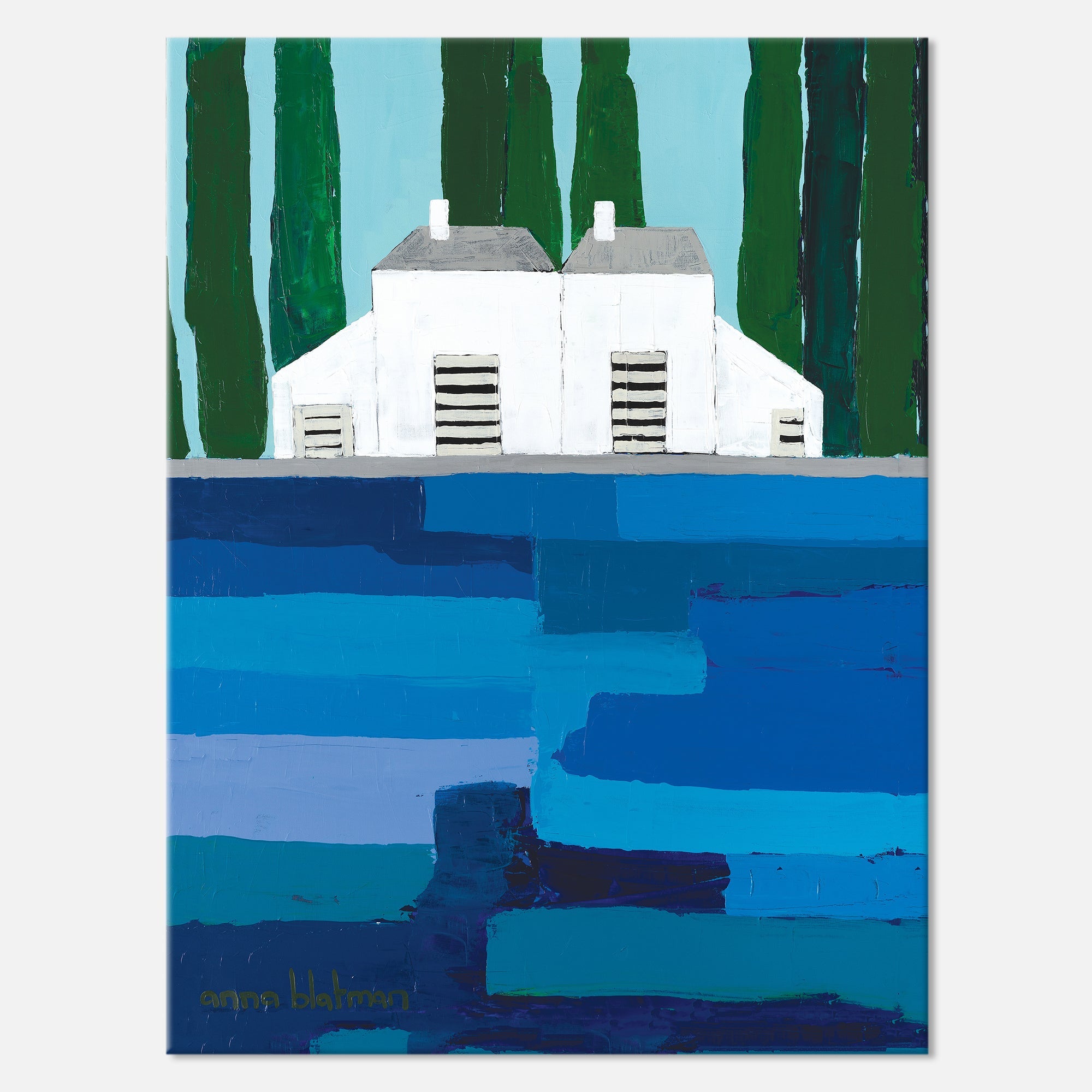 Lake House - Gallery Wrapped Canvas
